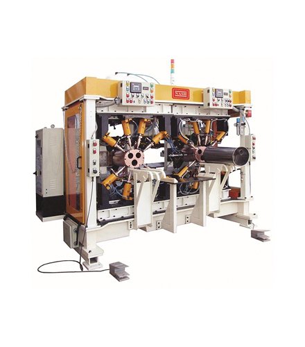 Dual Head Multi Spot Welder for Exhaust Muffler