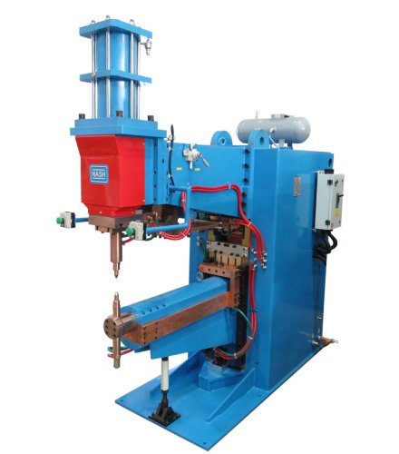 MFDC Circumferential Seam Welding Machine for Fuel Tanks With Differential Gear Box